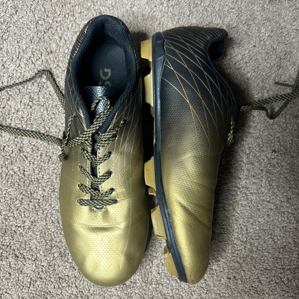 DSG Cleats Sz 5 Ocala 2.0 DSGYP19 Gold & Black Shoes Dick Sporting Goods